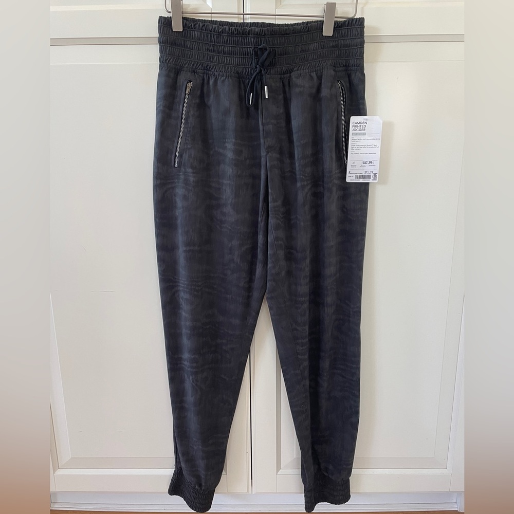 Athleta Women's Size 2 Camden Printed Jogger Pants Zip Pockets NWT 486205
